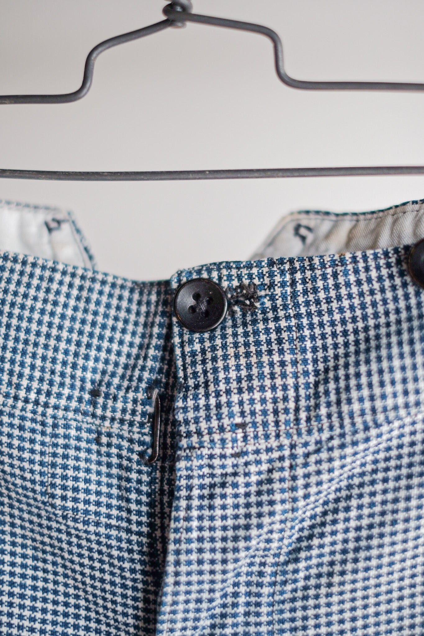 ［~30's］French Vintage Pin Check Work Pants