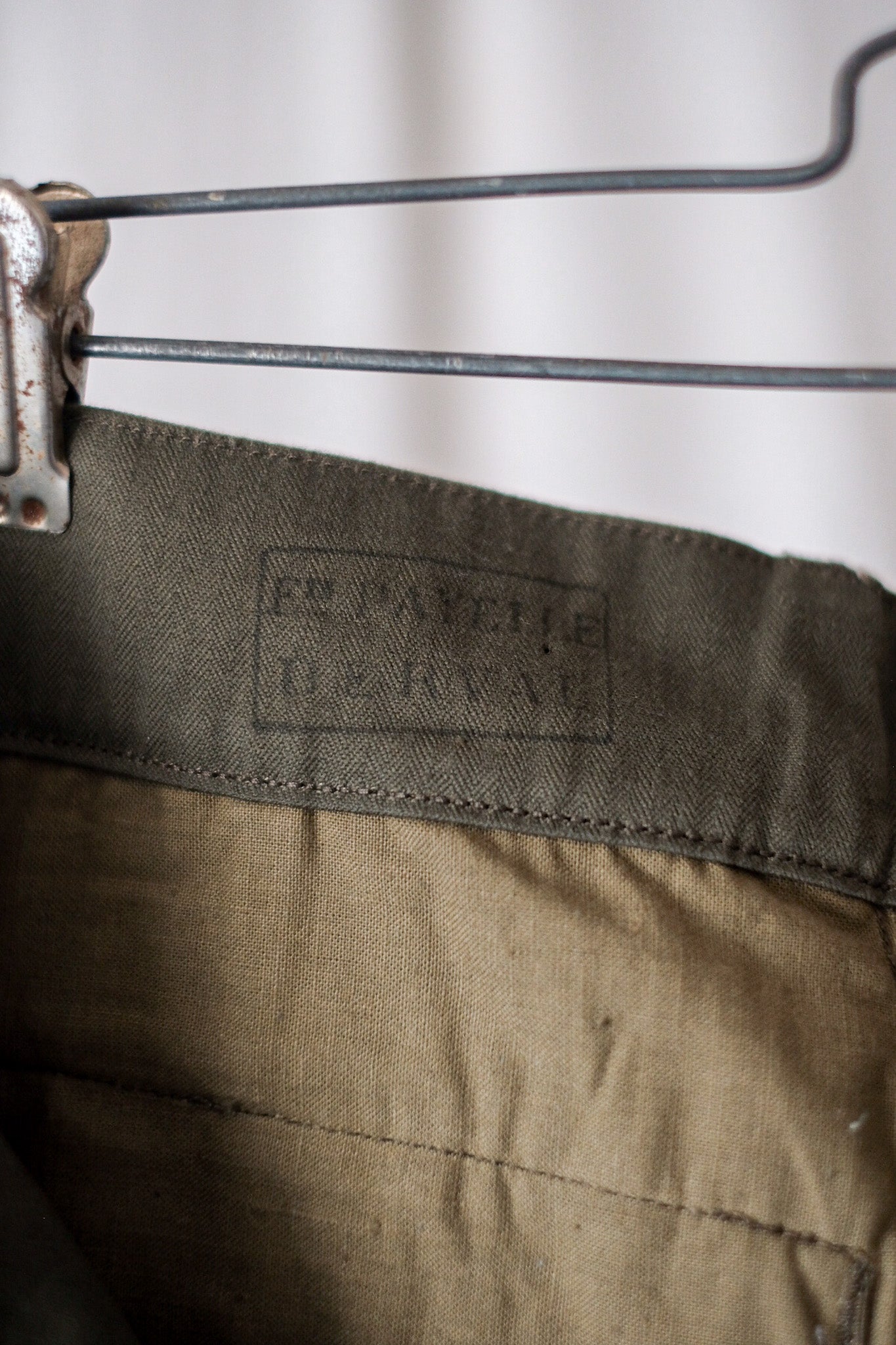【~60's】French Army M47 Field Trousers Size.31 "Dead Stock"