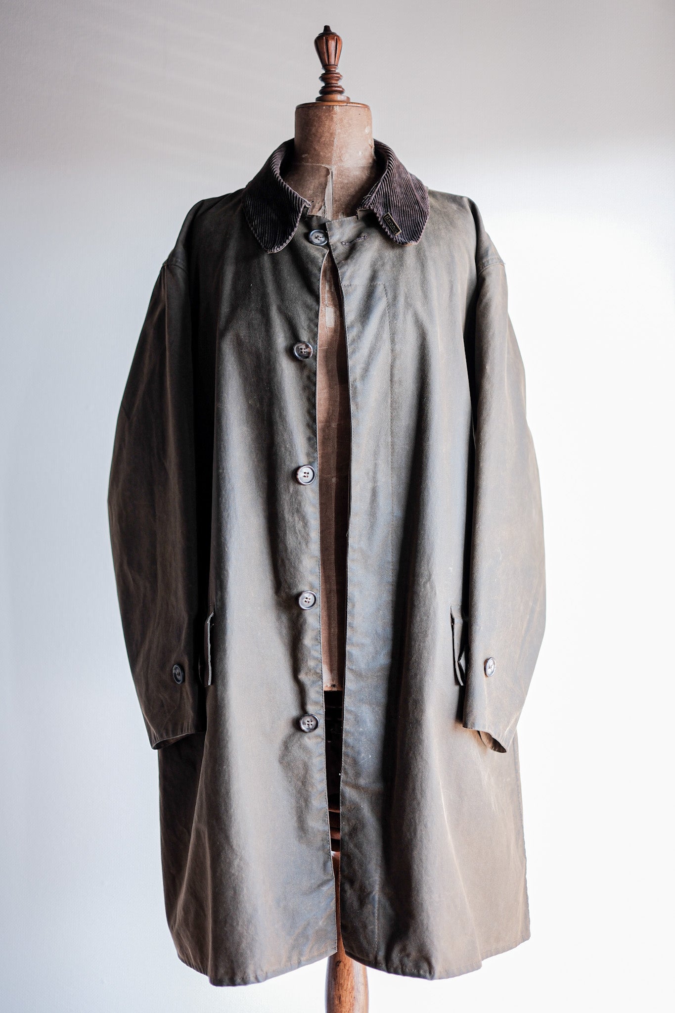 ［~90's］Vintage Barbour "ORIGINAL 3/4 COAT" 3 Crest Size.EX LARGE