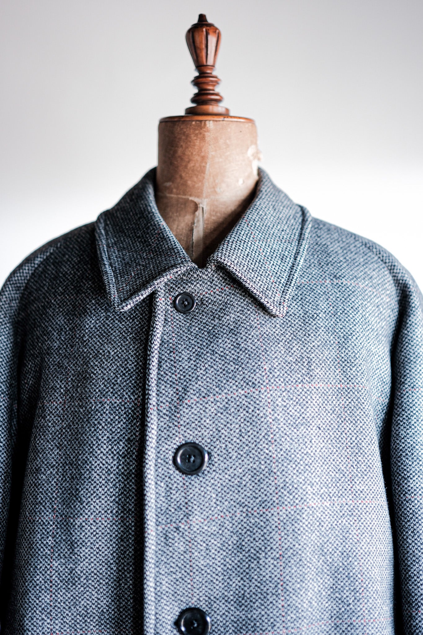 70's] Vintage Aquascutum Single Raglan Balmacaan Coat 