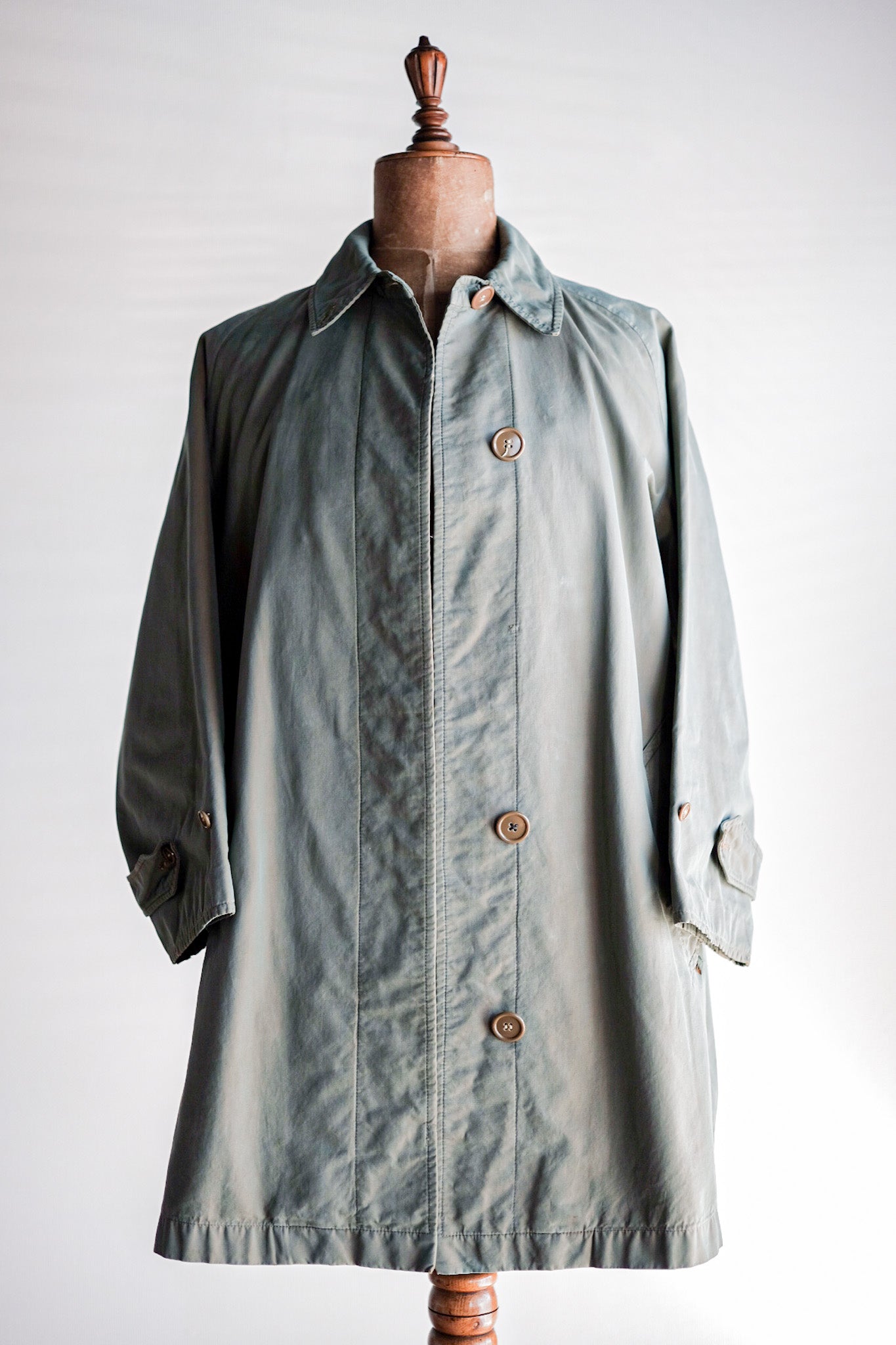 ［~50's］Vintage Burberry's Single Raglan Balmacaan Coat C100 "TAMAMUSHI" "Made in France"