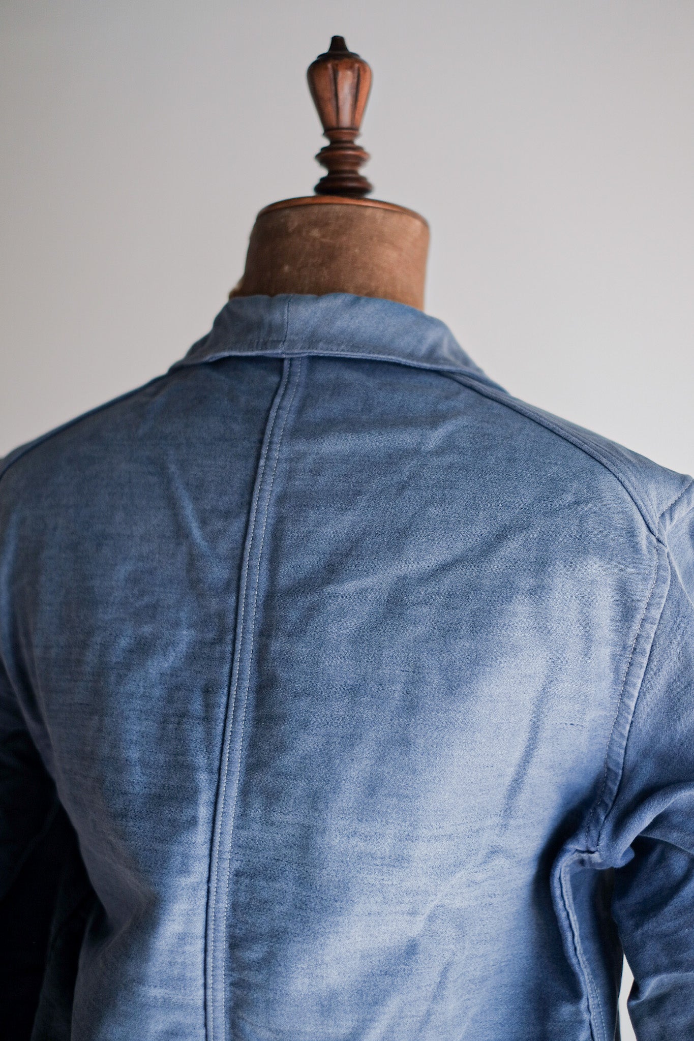 ［~40's］French Vintage Blue Moleskin Work Jacket