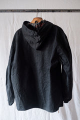 [~ 40's] British Vintage Black Cotton Anorak