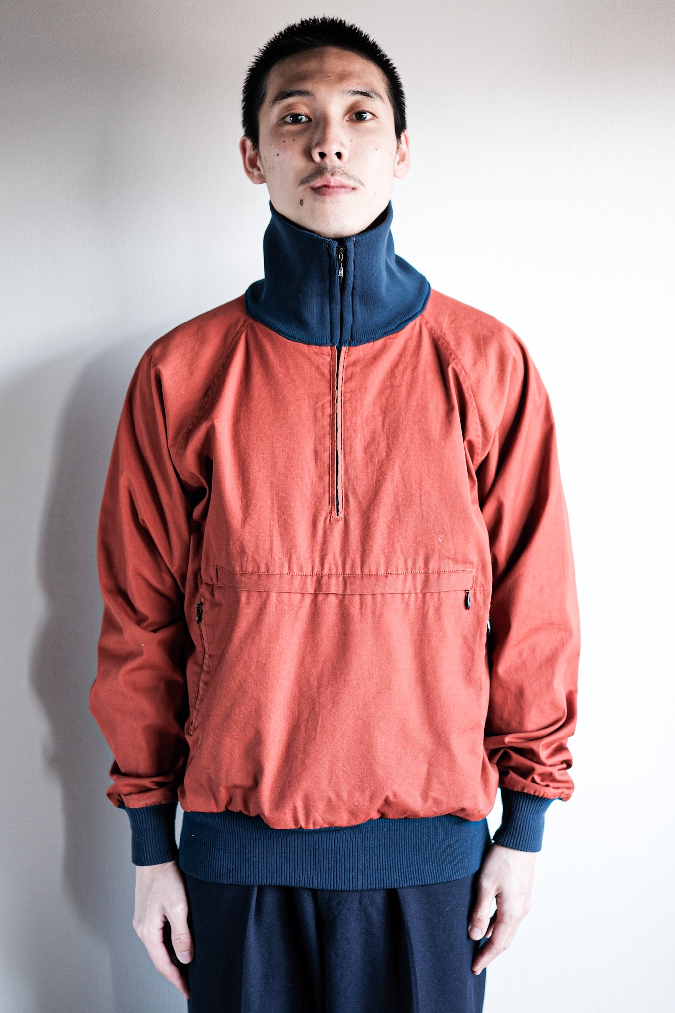 【~70's】American Vintage Cotton × Polyester Smock Size.M