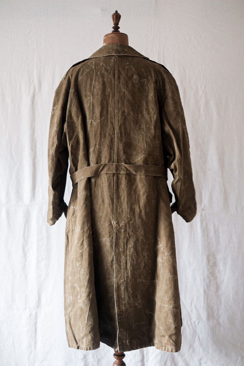 30's] French Army M35 Motorcycle Coat 