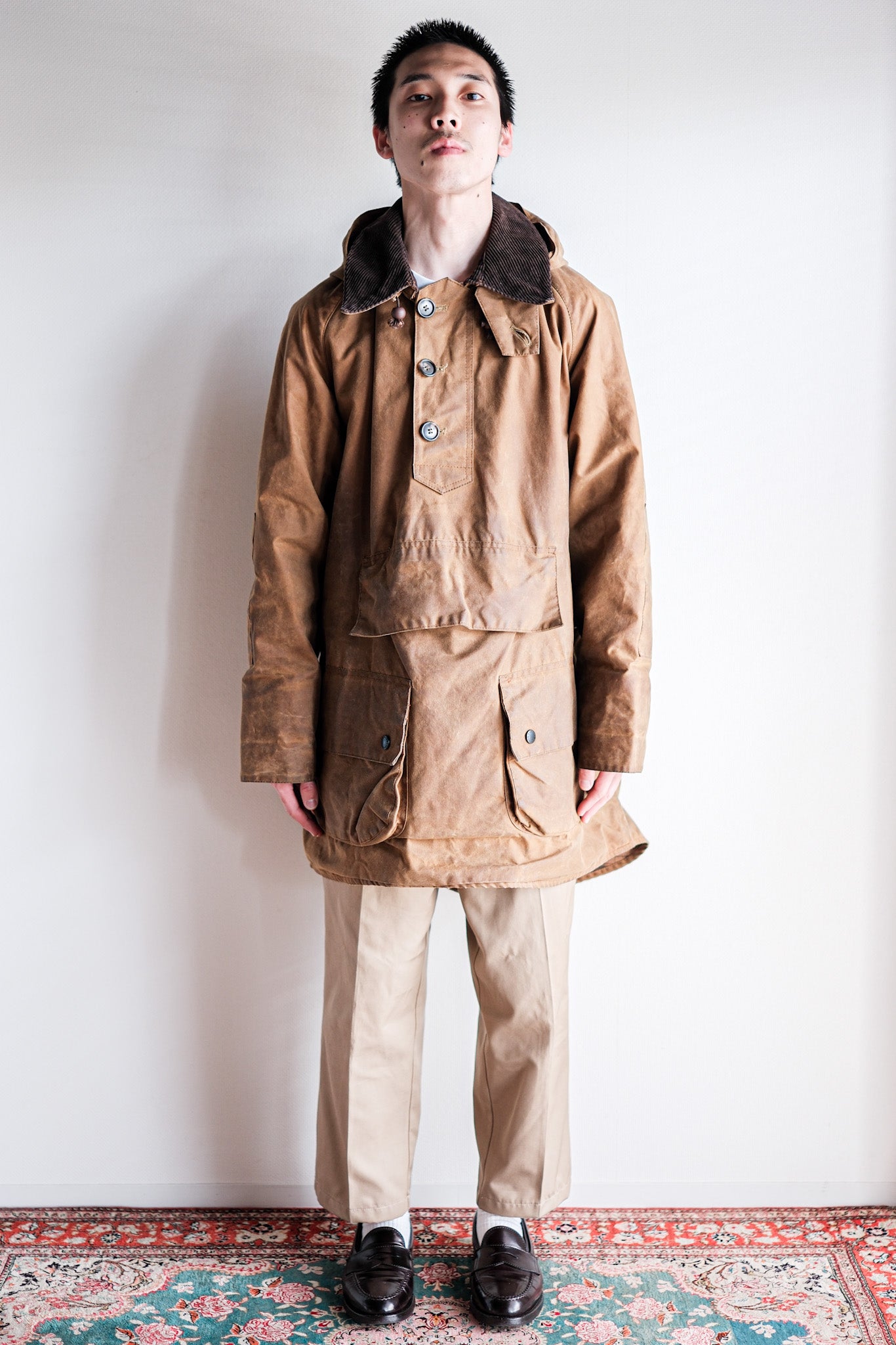 ［~90’s］Vintage Barbour “LONGSHOREMAN” 3 Crest Size.MEDIUM