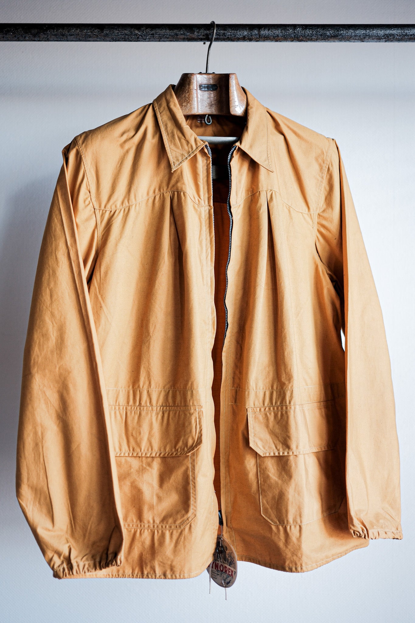 ［~40's］French Vintage Yellow Cotton Jacket "Dead Stock"