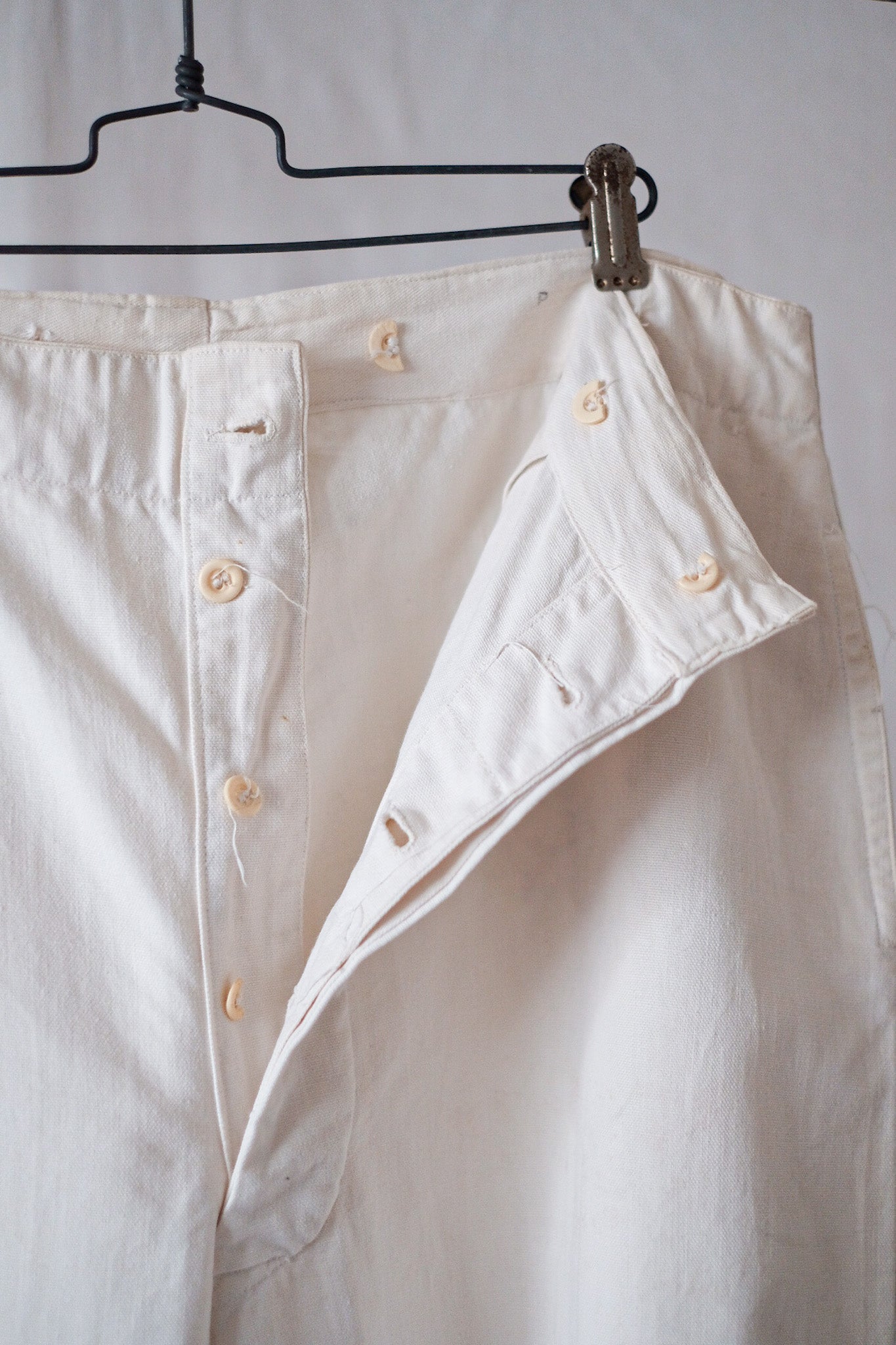 [~ 40's] U.Navy White Uniform Pant "The Century"