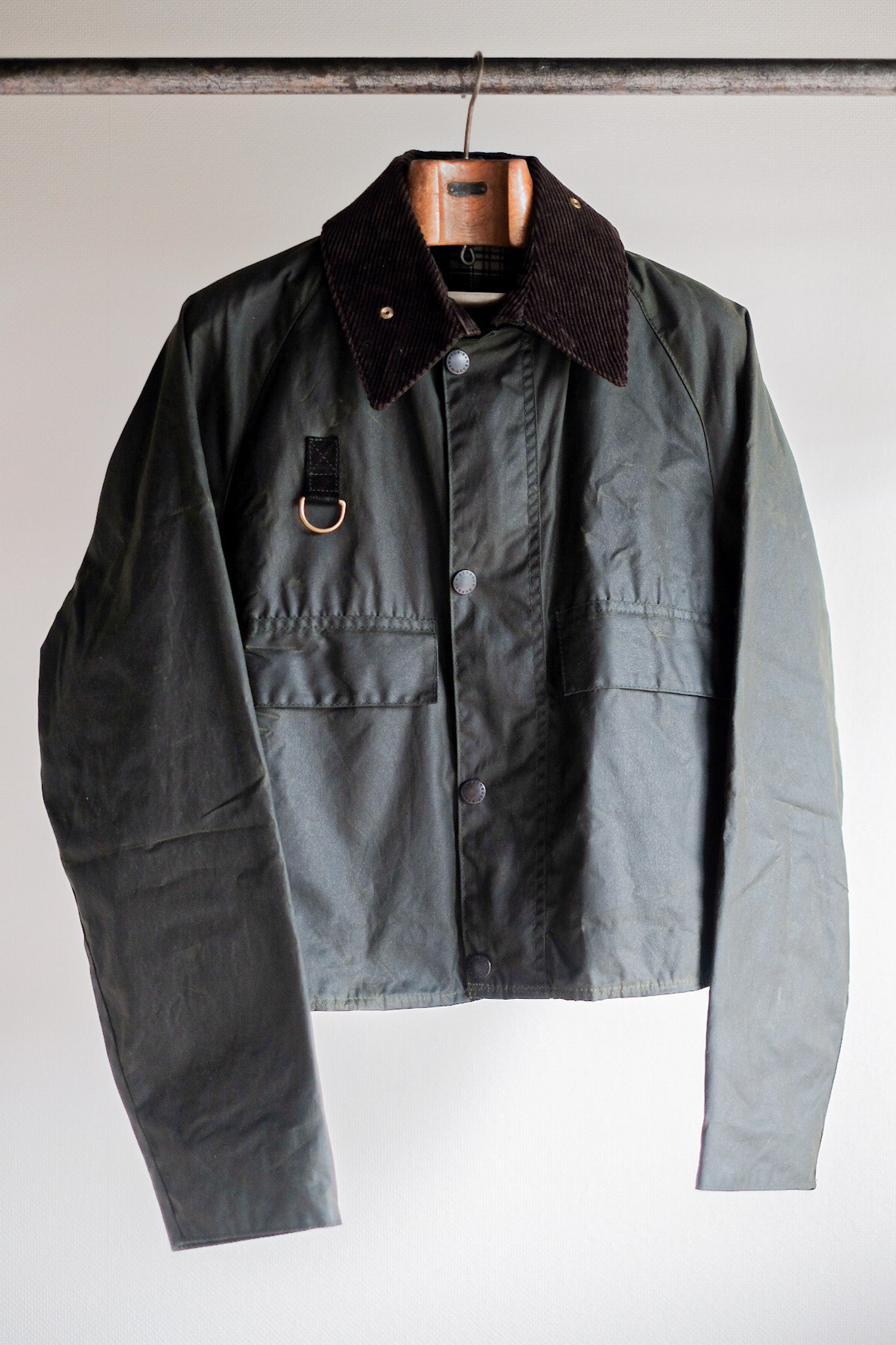 【~90's】Vintage Barbour "SPEY" 3 Crest Size.MEDIUM "Dead Stock"