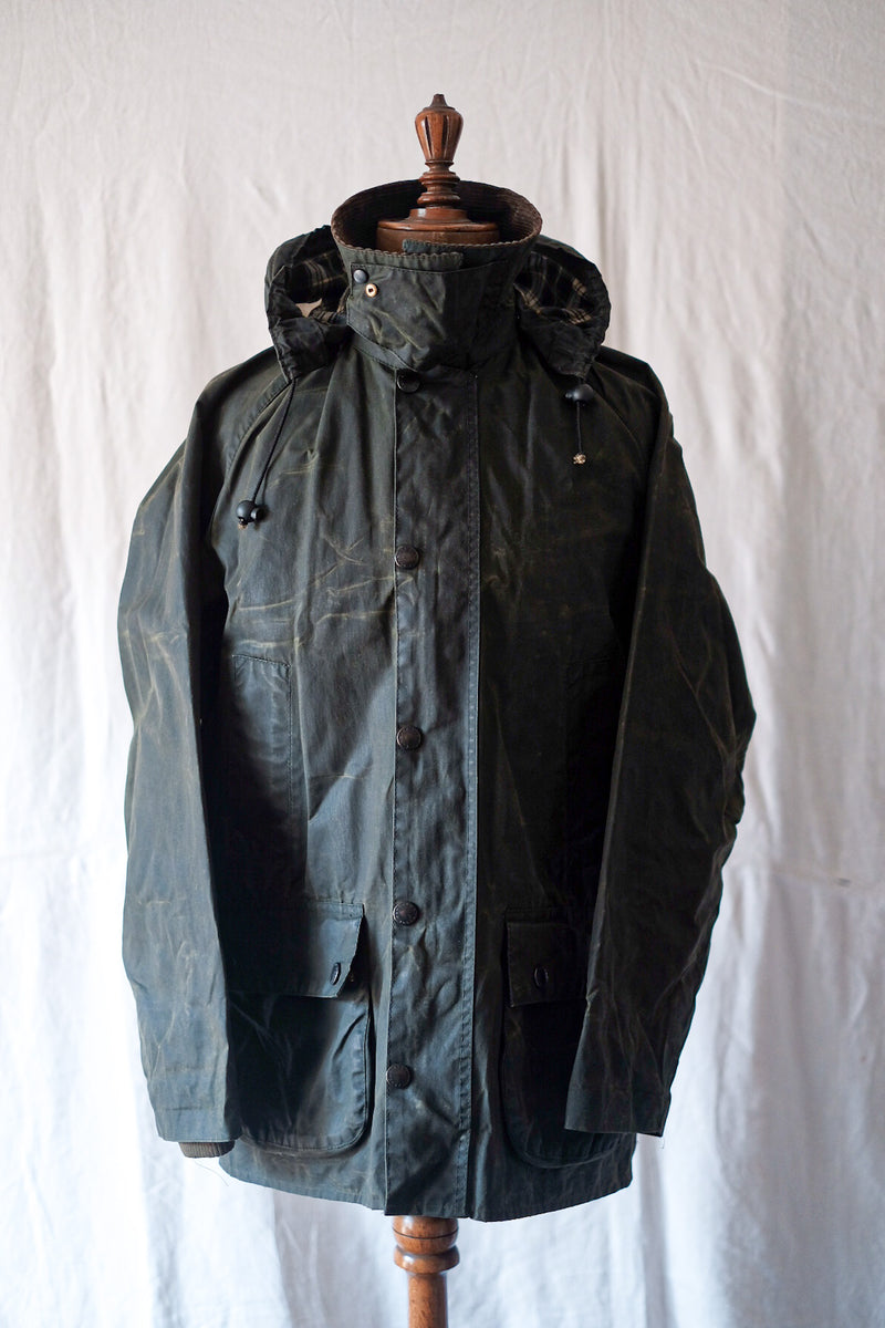 【~90's】Vintage Barbour "BEDALE" 3 Crest Size.38