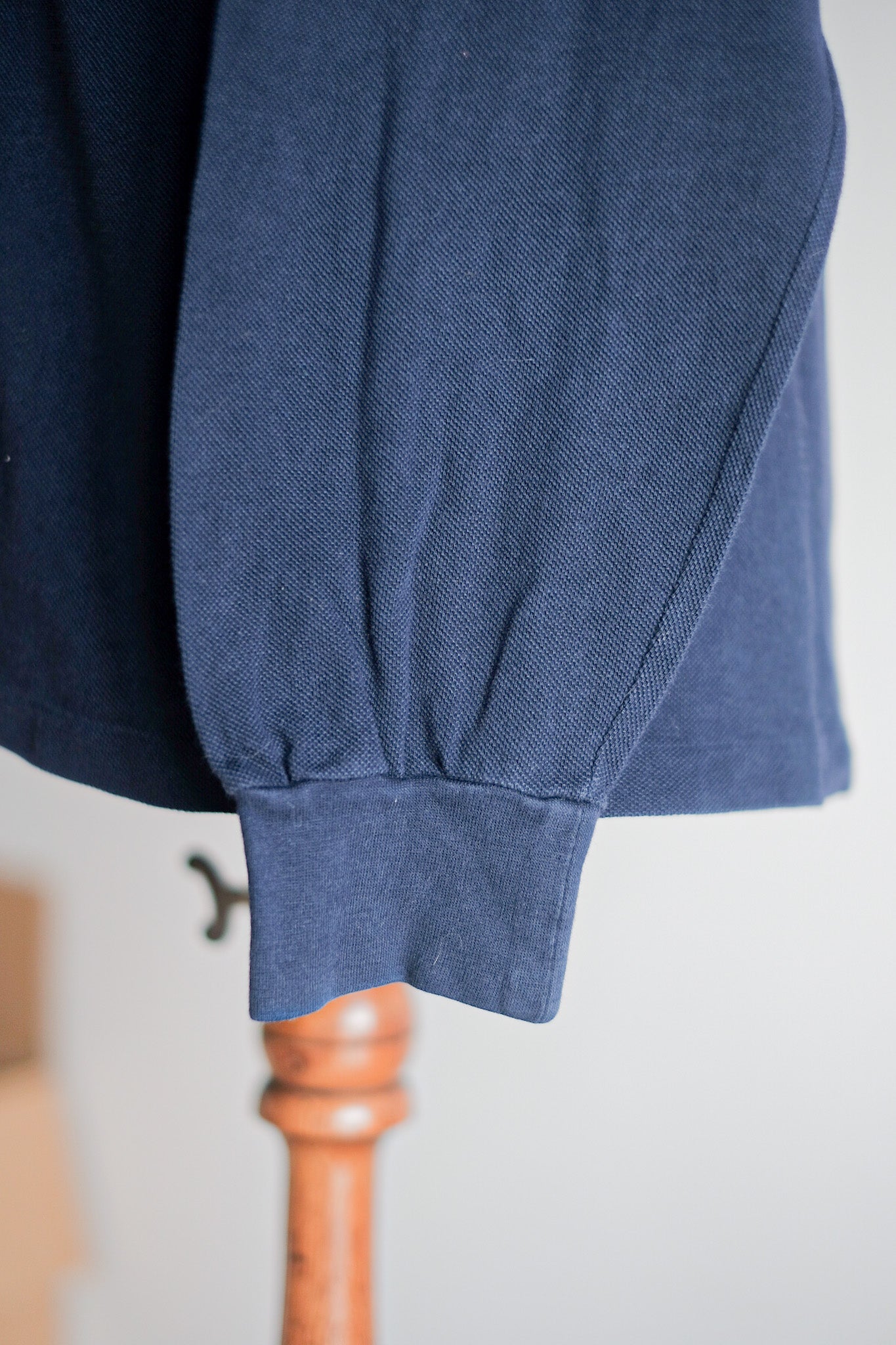 ［~80's］CHEMISE LACOSTE L/S Polo Shirt Size.5 "Navy"