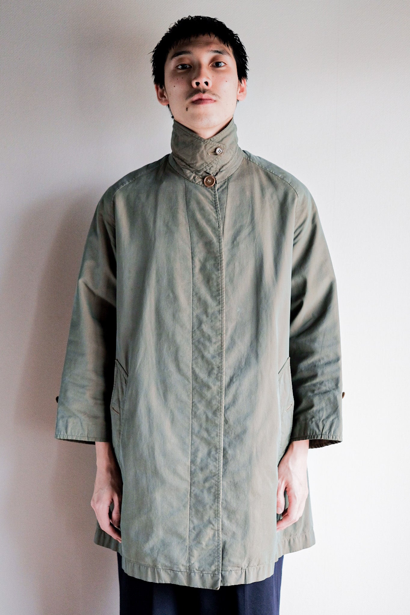 ［~50's］Vintage Burberry's Single Raglan Balmacaan Coat C100 "TAMAMUSHI" "Made in France"
