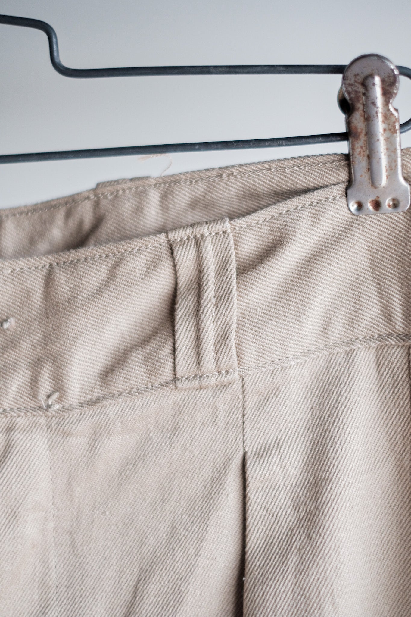 【~60's】French Army M52 Chino Trousers Size.15