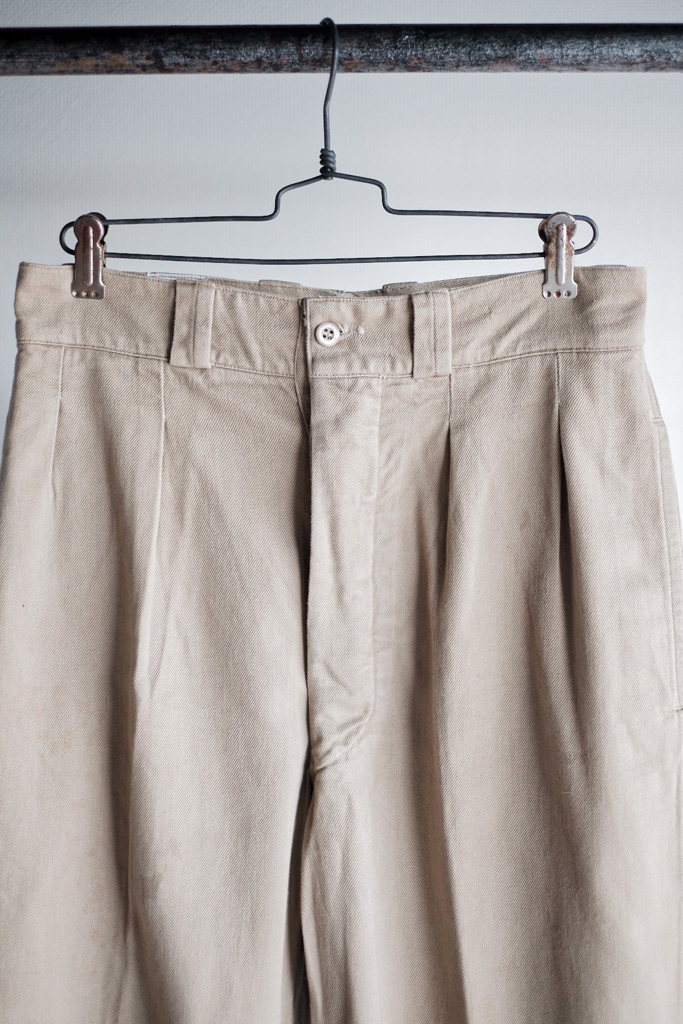 ［~60's］French Army M52 Chino Trousers Size.11