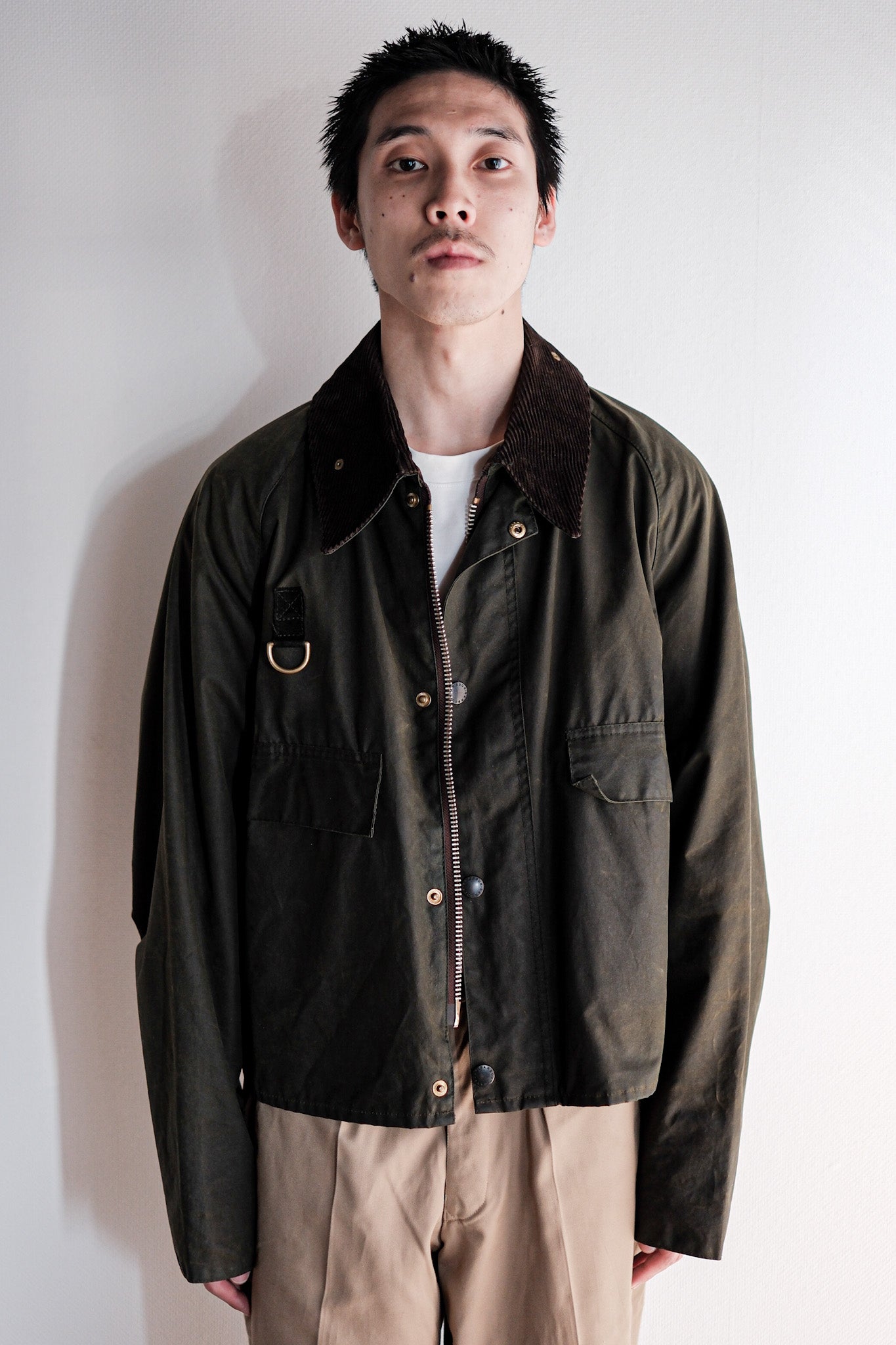 ［~90's］Vintage Barbour "SPEY JACKET" 3 Crest Size.LARGE