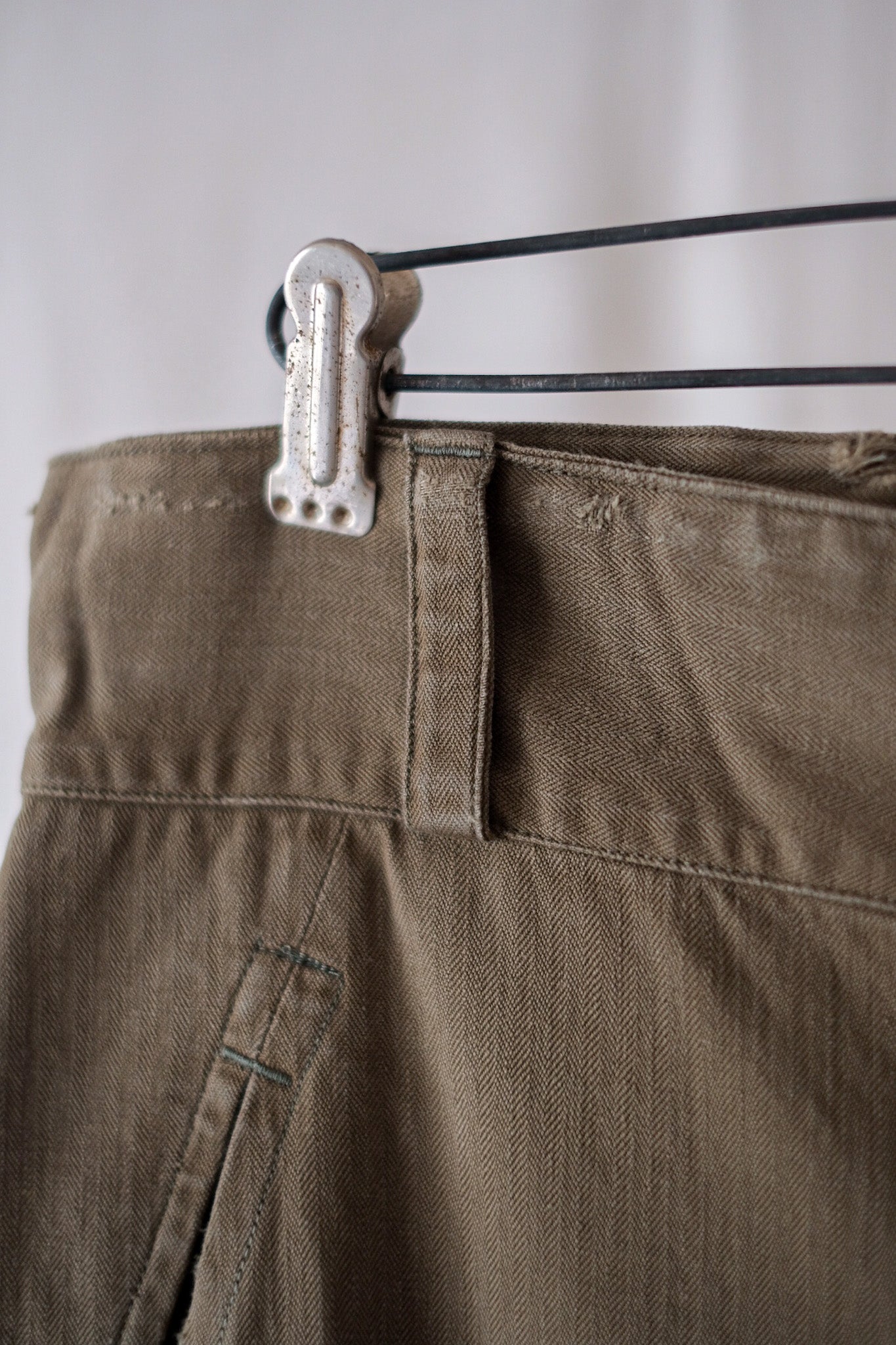 【~50's】French Army M47 Field Trousers Size.21