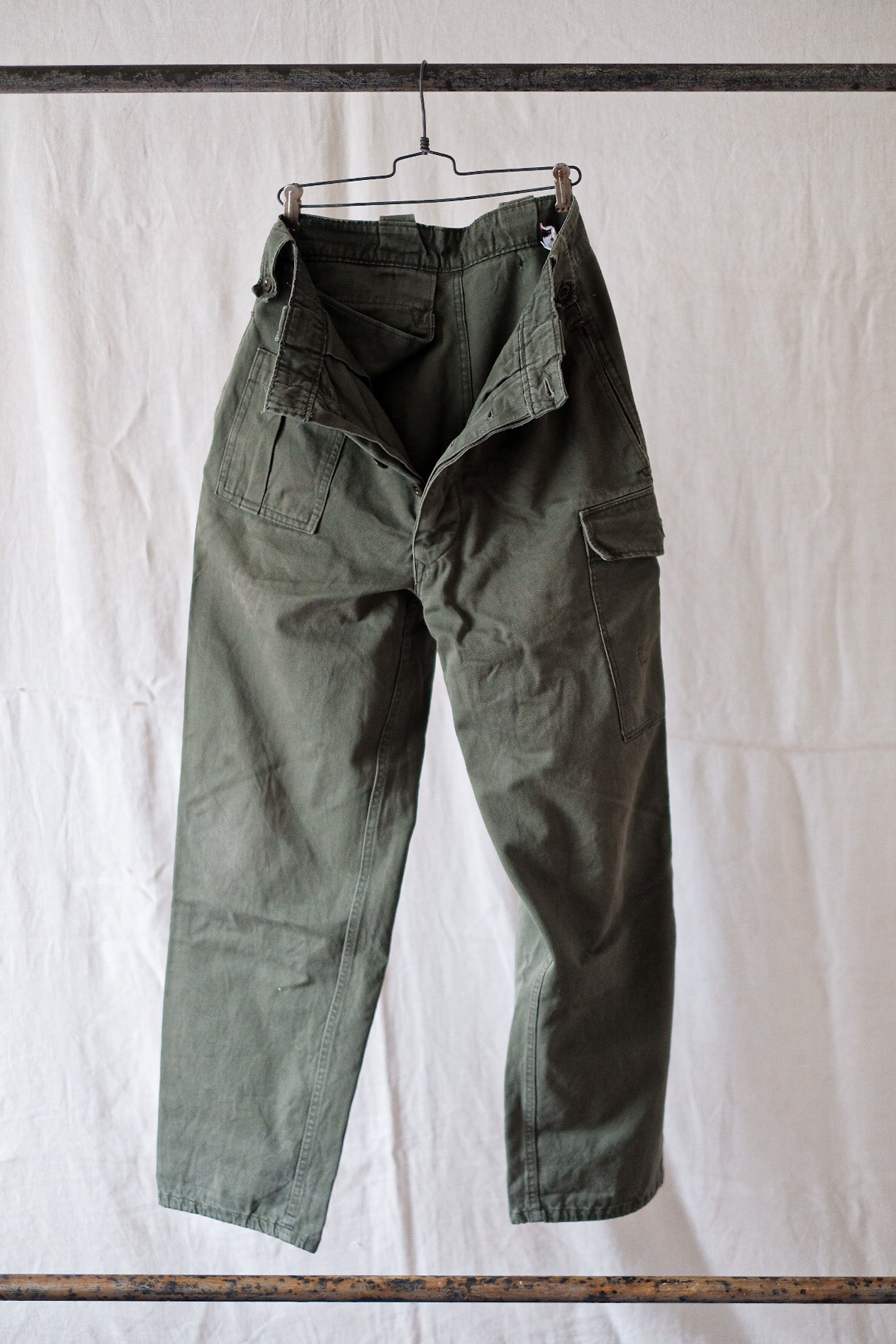 [~ 80's] กางเกงขายาวกองทัพเบลเยียม