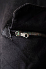 [~ 40's] British Vintage Black Cotton Anorak