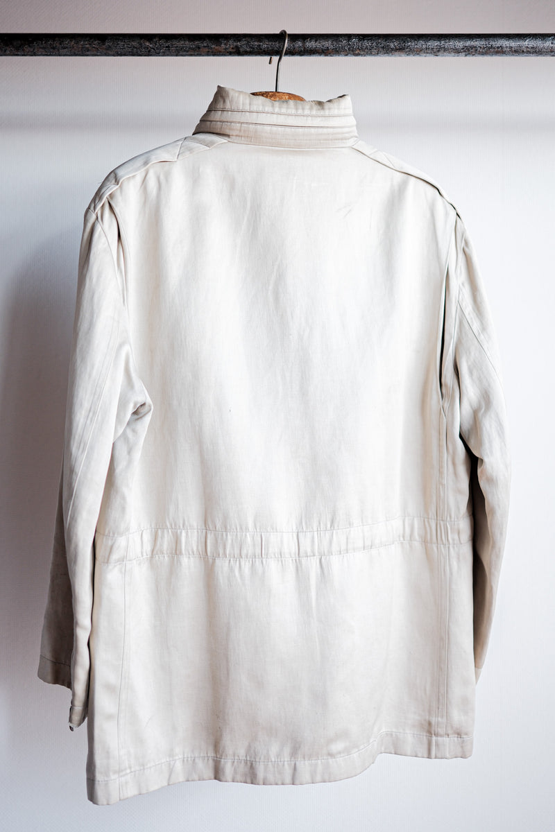 【~00's】Old Hermès Paris Linen Jacket by Martin Margiela Size.42