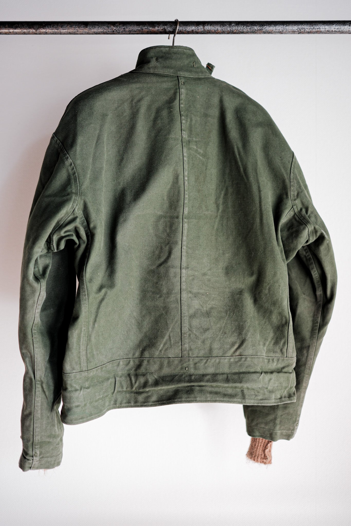 ［~60's］Swedish Army Dispatch Rider Motorcycle Jacket With Liner Size.C52