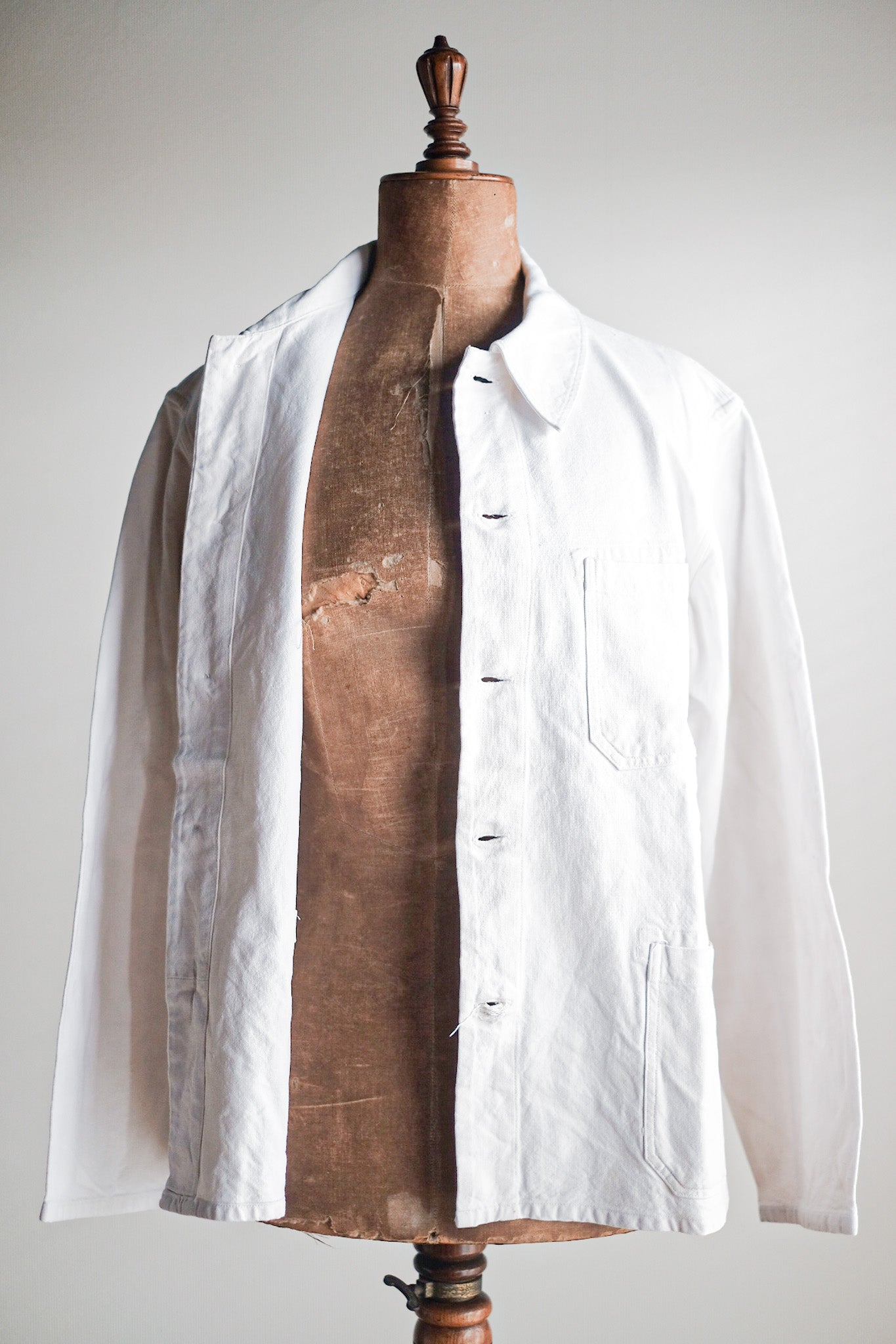 【~30's】German Vintage Linen Work Jacket