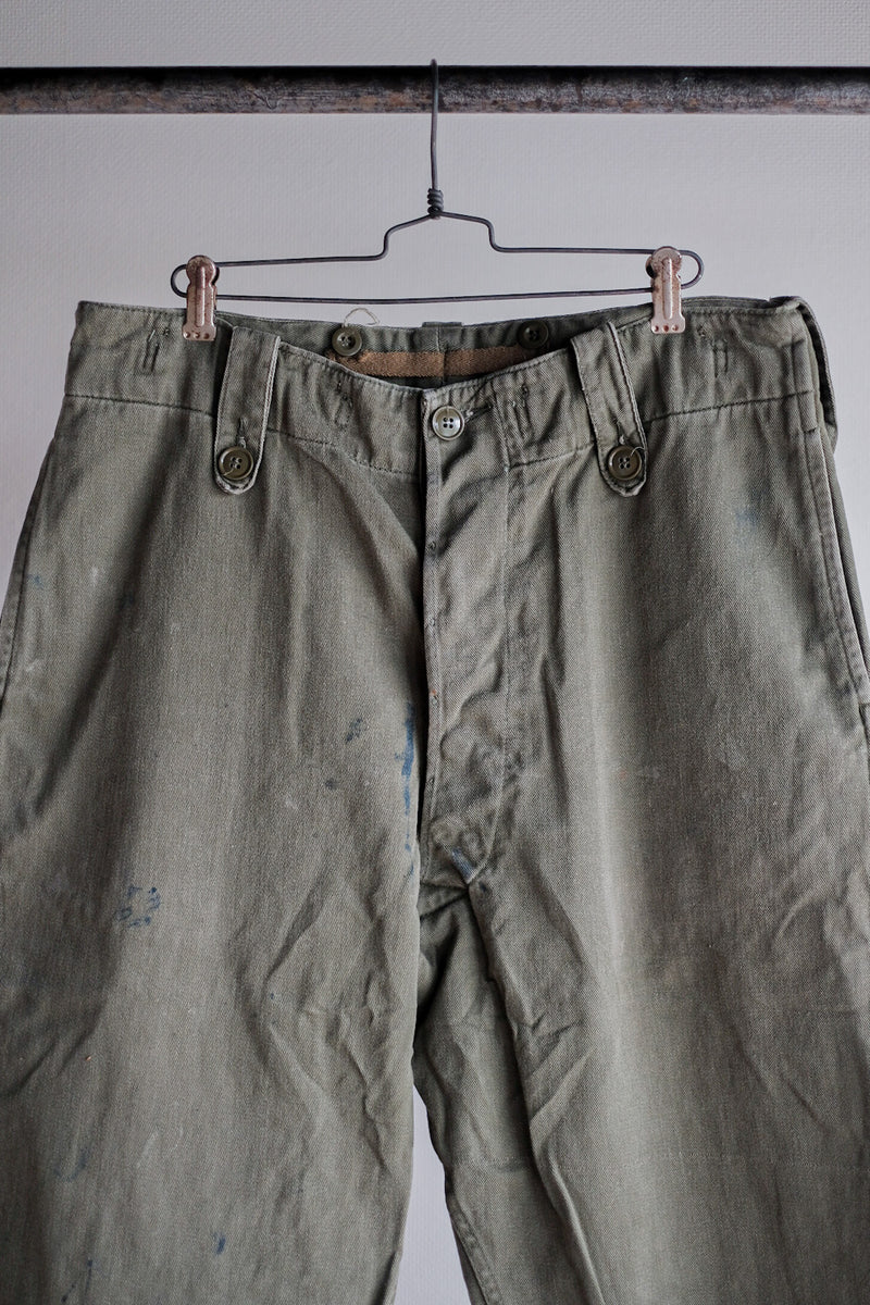 [~ 60's] กางเกงฝึกซ้อมสีเขียวของกองทัพอังกฤษ