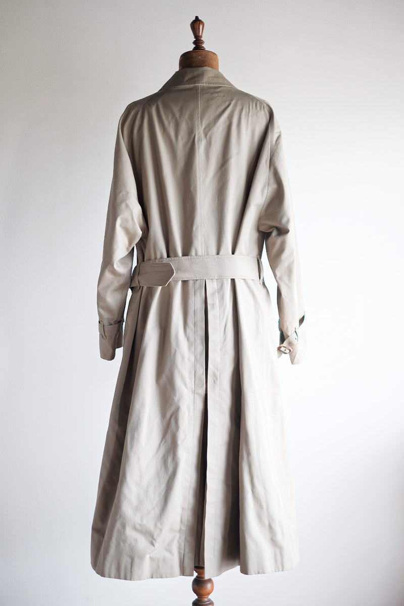 [~ 80's] Vintage Burberry Single Single Raglan Rider Coat Coat Coat C100 "Hans Alfred Ternerer"