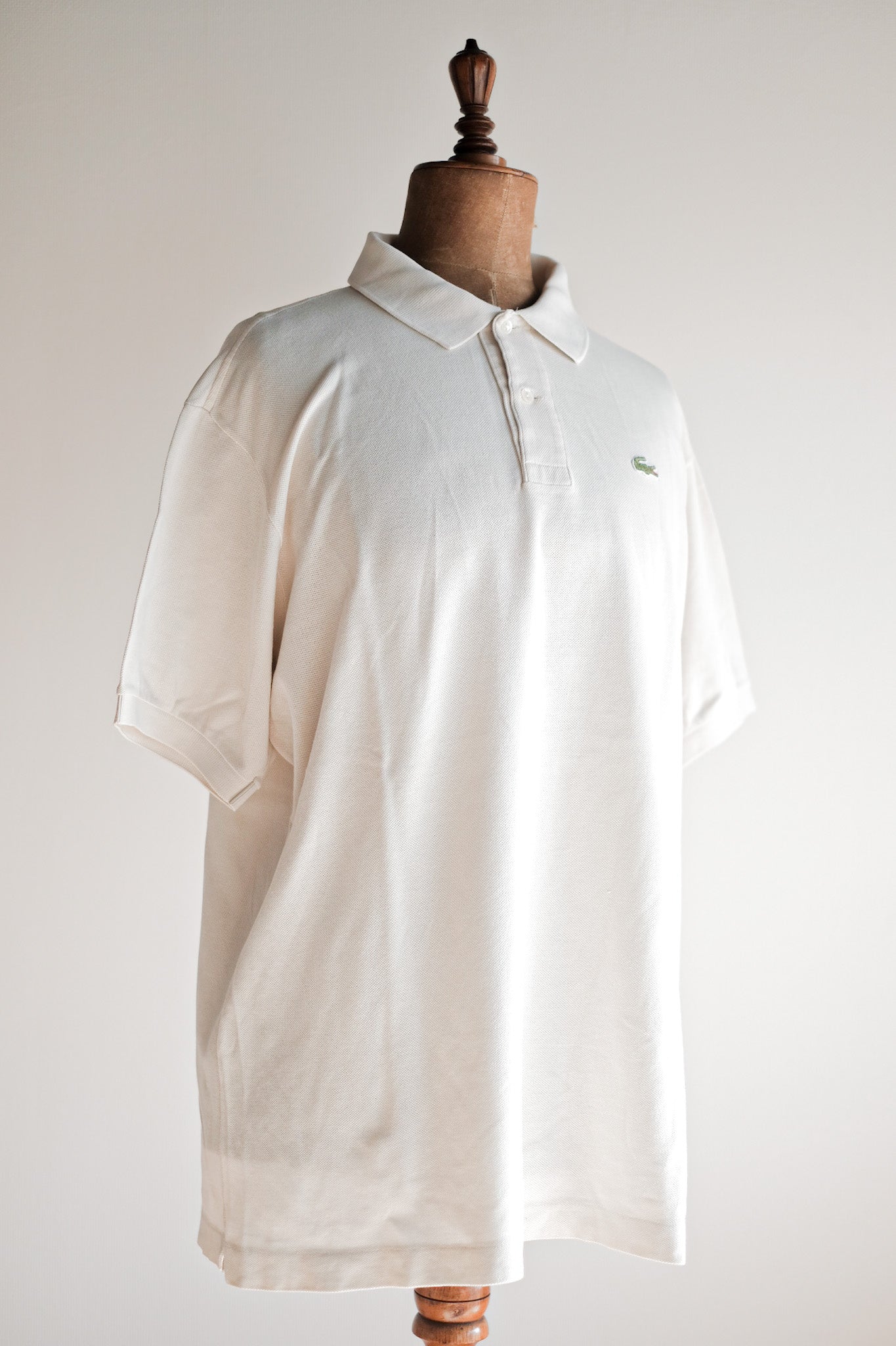 ［~80's］CHEMISE LACOSTE S/S Polo Shirt Size.7 "Ecru"