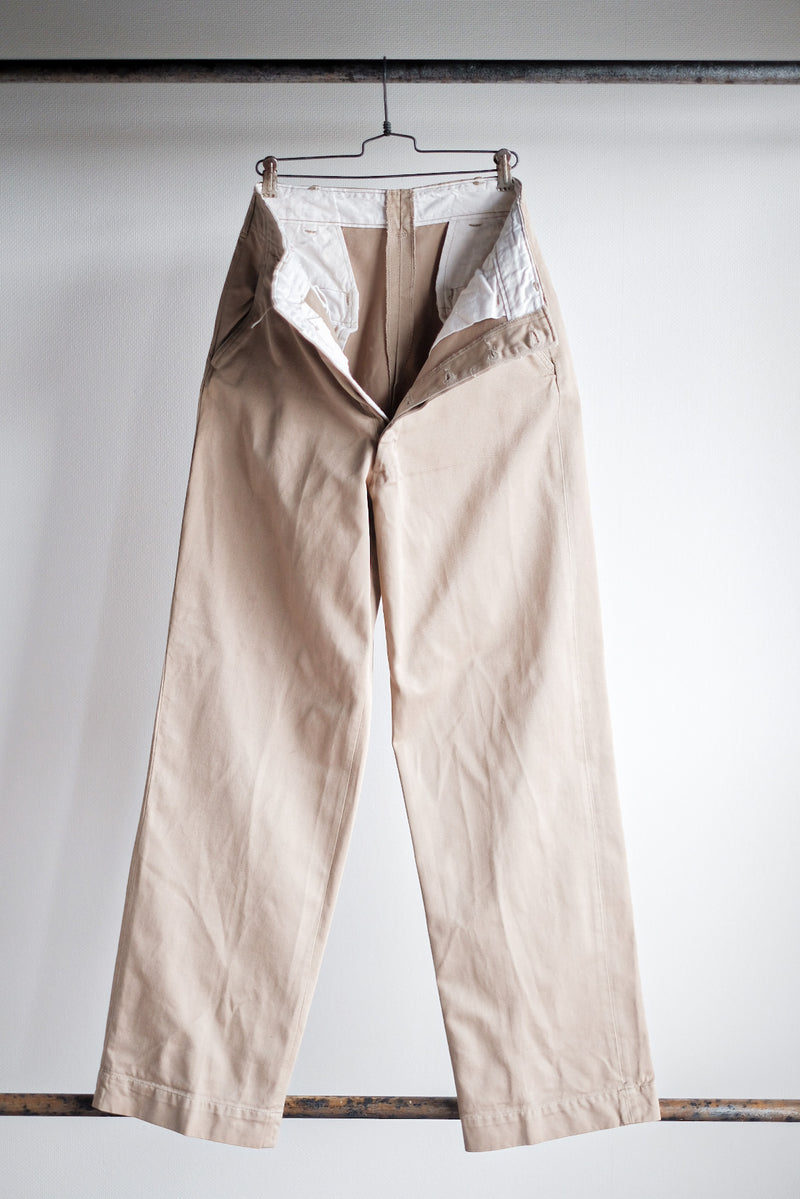 [~ 40's] USSARMY M-45 Chino กางเกงขนาด 30 × 33