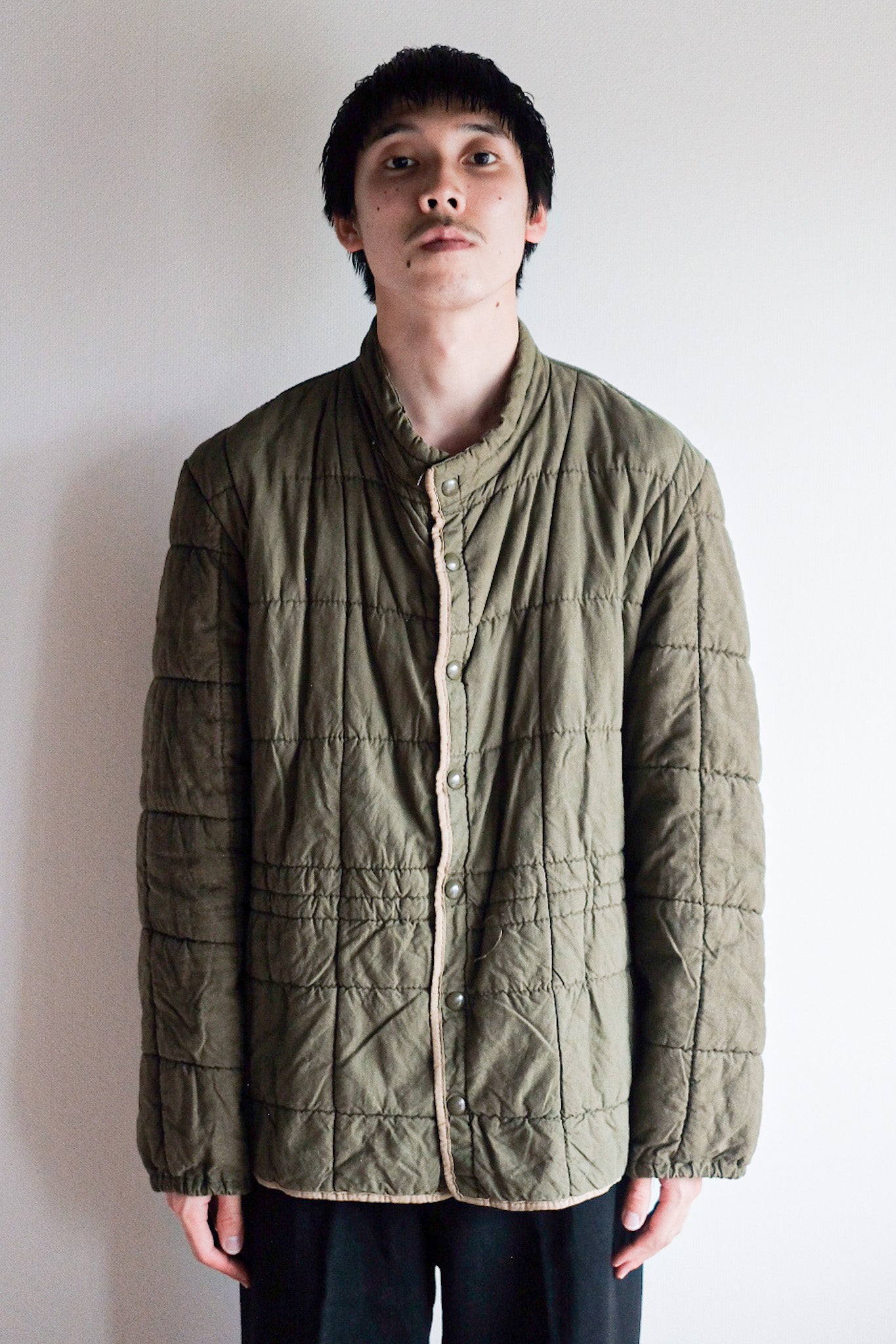 ［~50's］French Army Quilted Liner Jacket Size.6