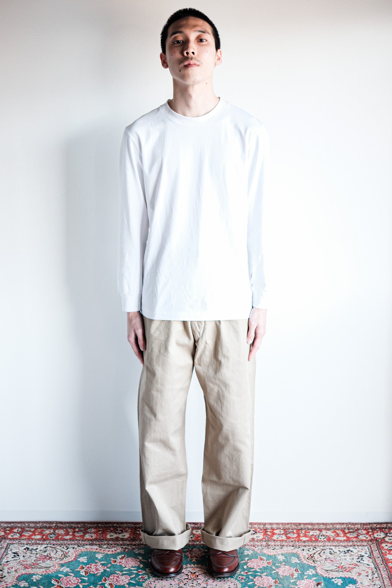 【~60's】French Army M52 Chino Trousers Size.35
