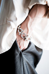 [~ 60's] สร้อยข้อมือยุโรปวินเทจ 925