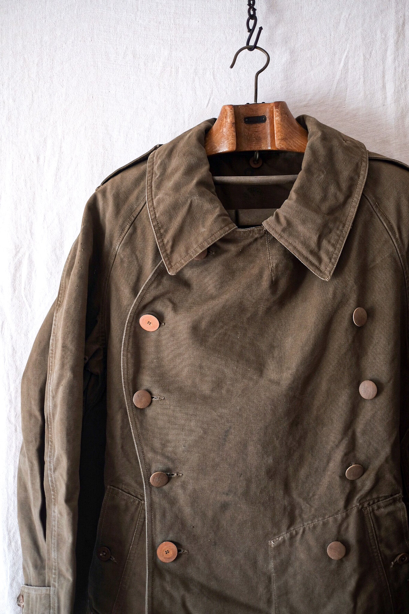 40's] French Army M38 Motorcycle Jacket 