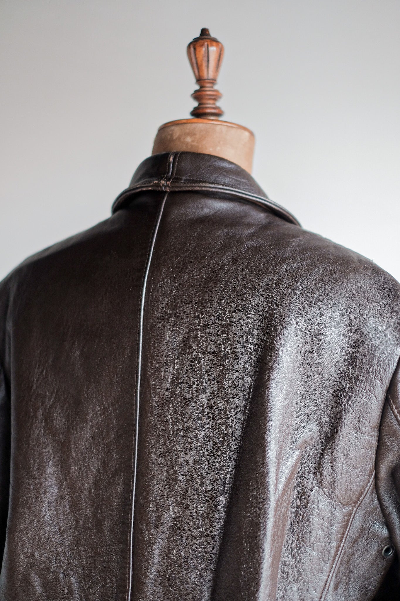 60's] French Vintage Le Corbusier Leather Work Jacket