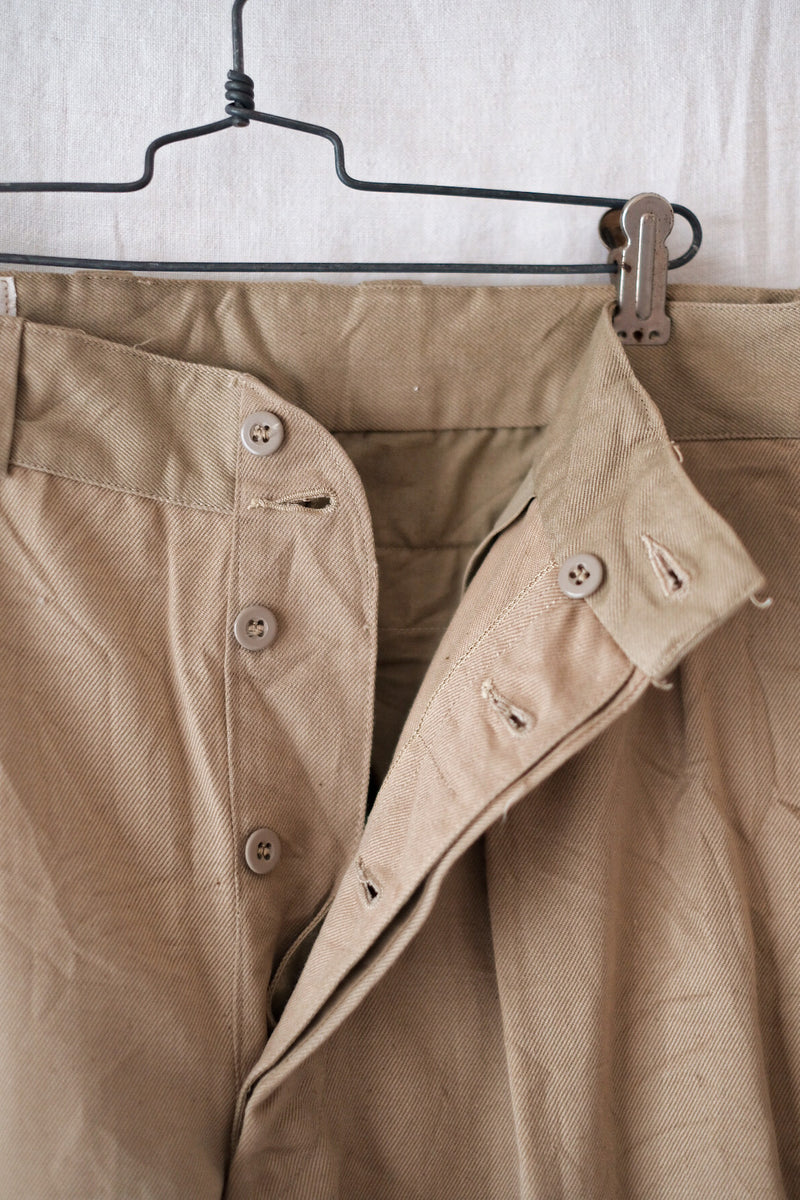 【~60's】French Army M52 Chino Trousers Size.21 "Dead Stock"