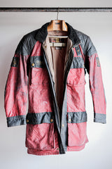 [~ 70's] แจ็คเก็ต Vintage Belstaff 2 Tone Red Waxed“ TrialMaster”“ สั่งซื้อที่กำหนดเอง”