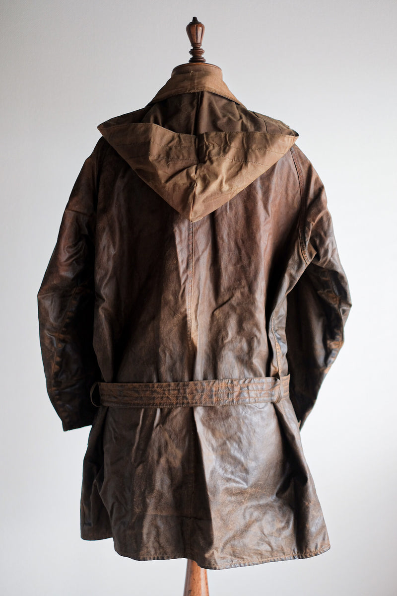 [~ 40's] Vintage Barbour "Solway Zipper" สีขาว