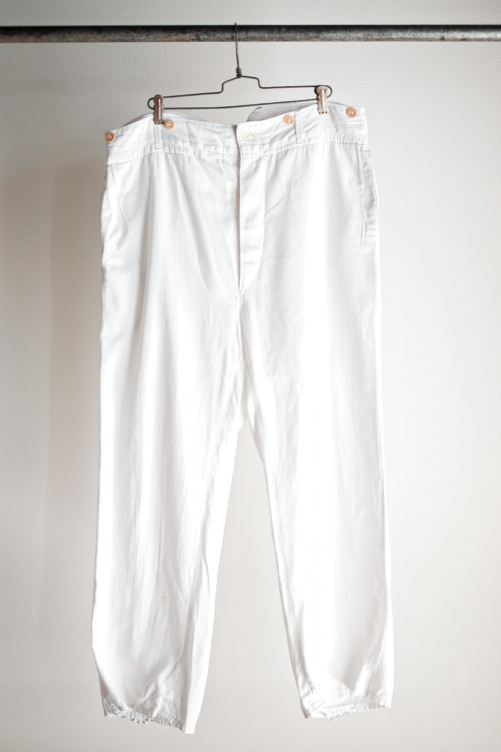 【~30's】German Vintage Cotton Silk Trousers