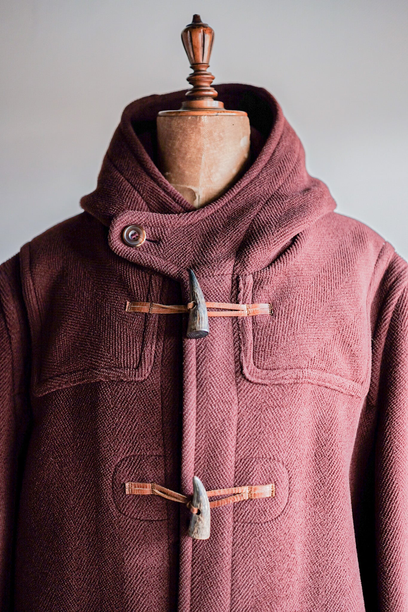 90's】Old INVERTERE Wool Duffle Coat 