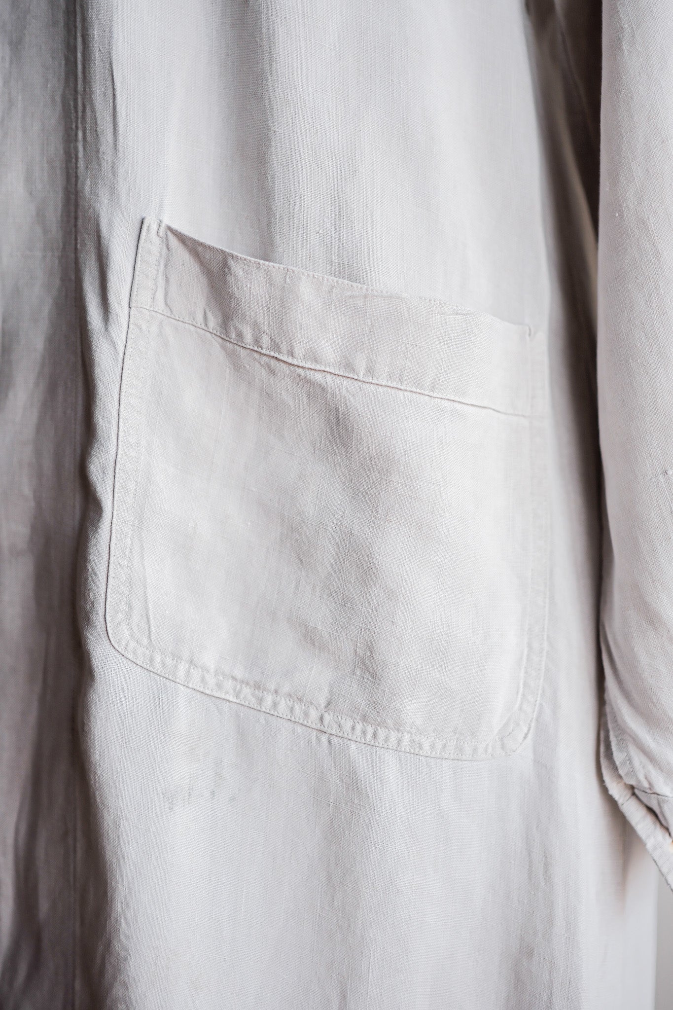 ［~30's］French Vintage Linen Coat "Belle Jardiniere"