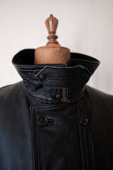 [~ 50's] แจ็คเก็ตหนัง LE Corbusier Vintage French Vintage "Collar Wool" "Dead Stock"