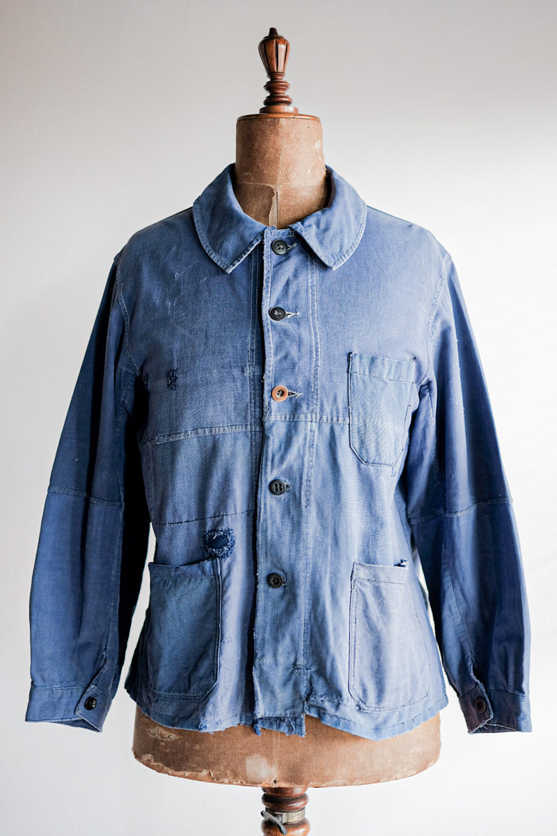 vintage】French work metis jacket-