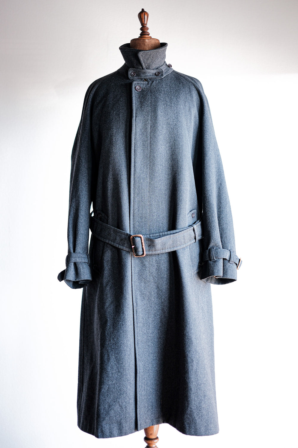 ［~70's］Vintage Aquascutum Single Raglan Wool Rider Coat