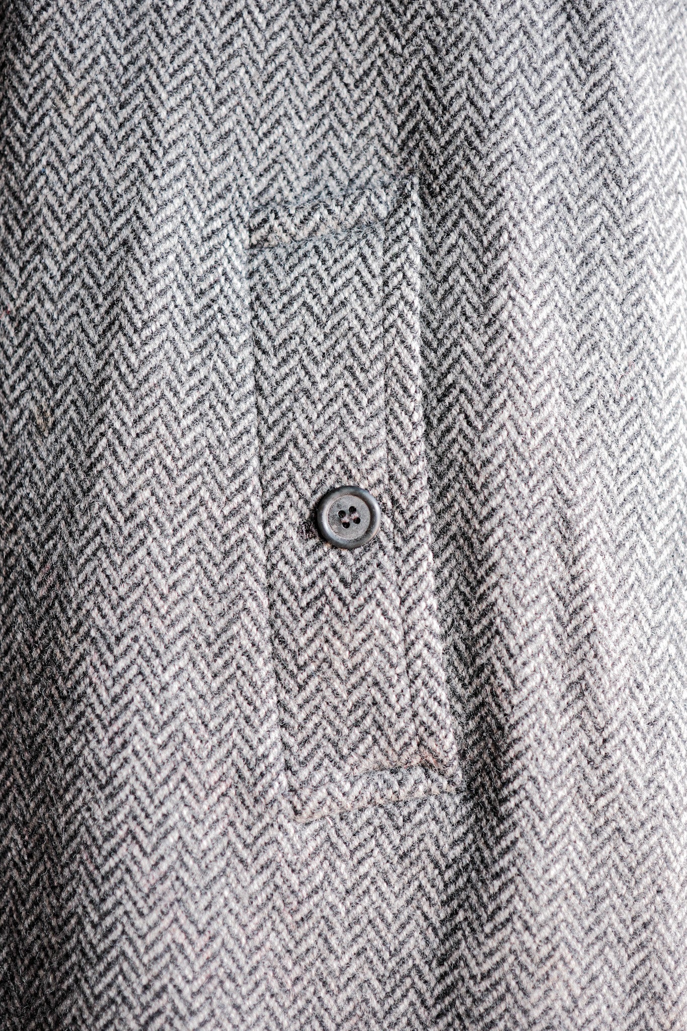 [~ 90's] Vintage Burberry's Single Raglan Balmacaan Coat Taille.54reg "Shetland Tweed"