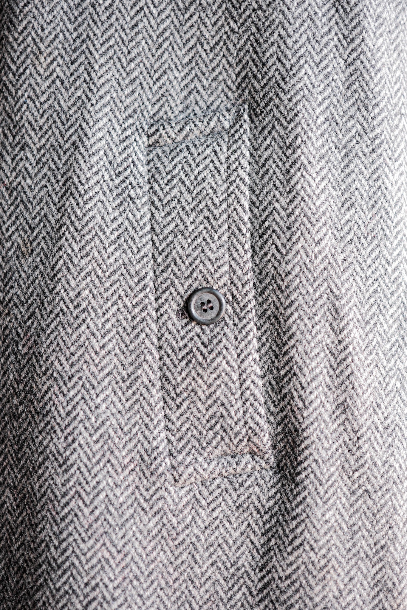 ［~90's］Vintage Burberry's Single Raglan Balmacaan Coat Size.54REG "SHETLAND TWEED"