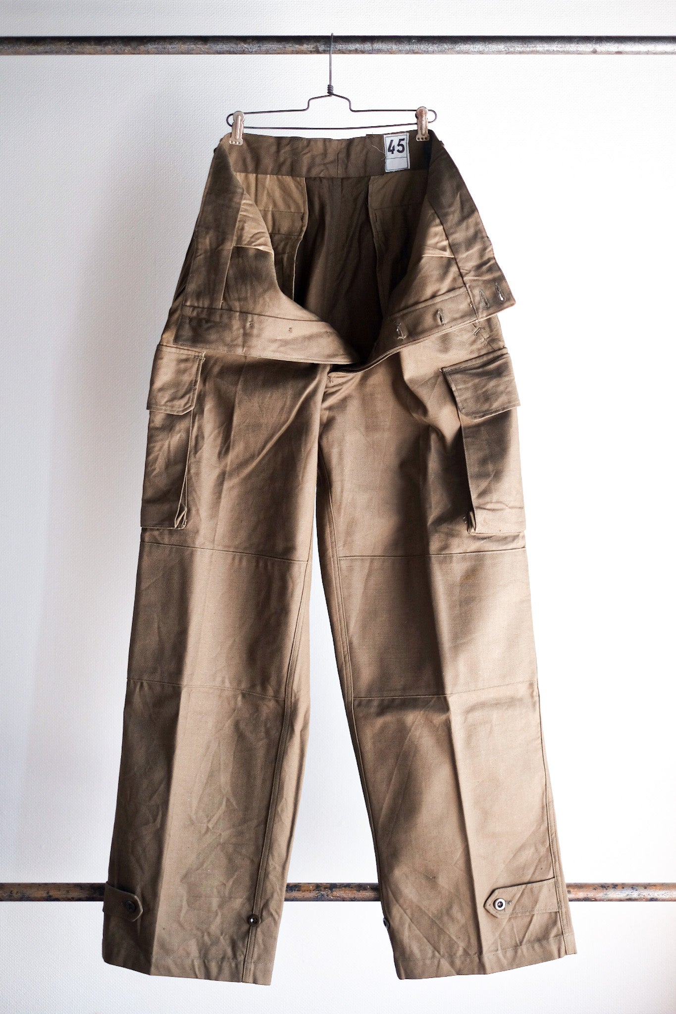 ［~50's］French Army M47 Field Trousers Size.45 "Dead Stock"