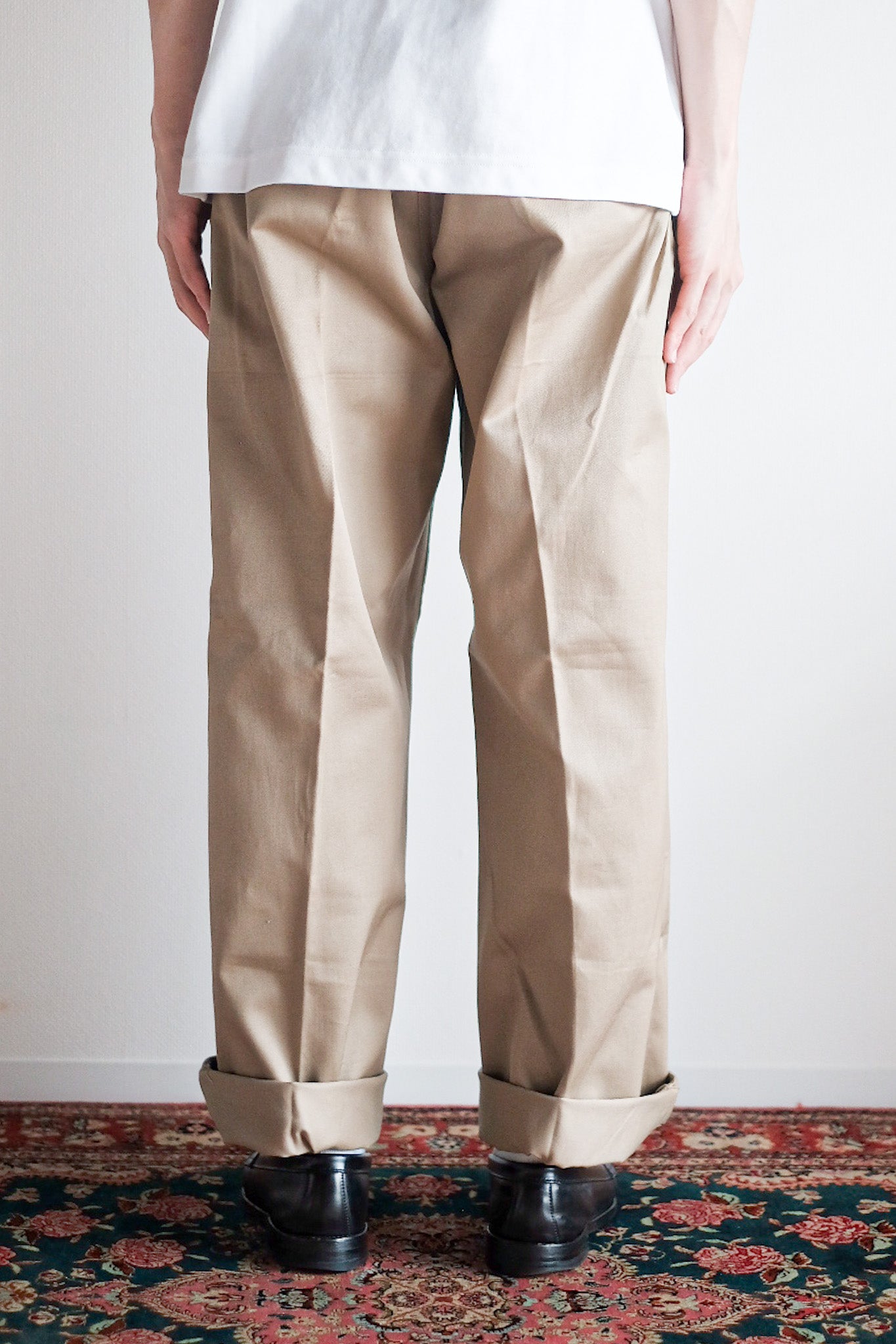 ［~60's］French Army M52 Chino Trousers Size.23 "Dead Stock"