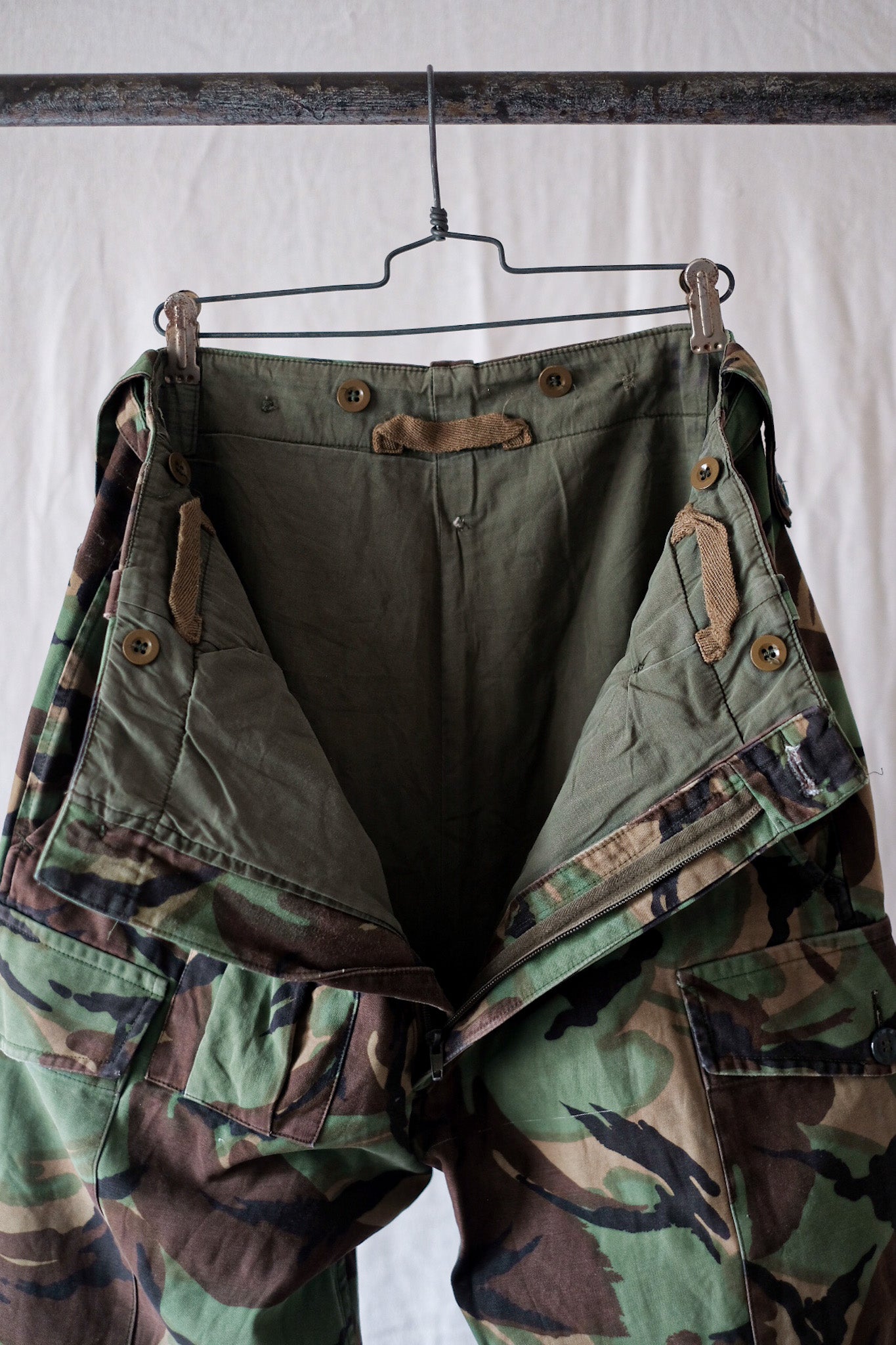 60's】British Army 1968 Pattern DPM Camo Combat Trousers Size.1