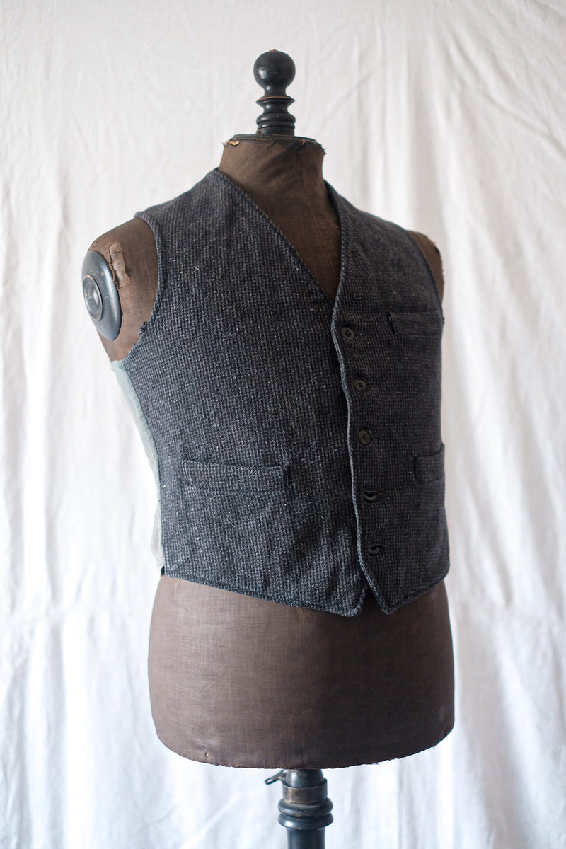 【~50's】French Vintage Wool Gilet