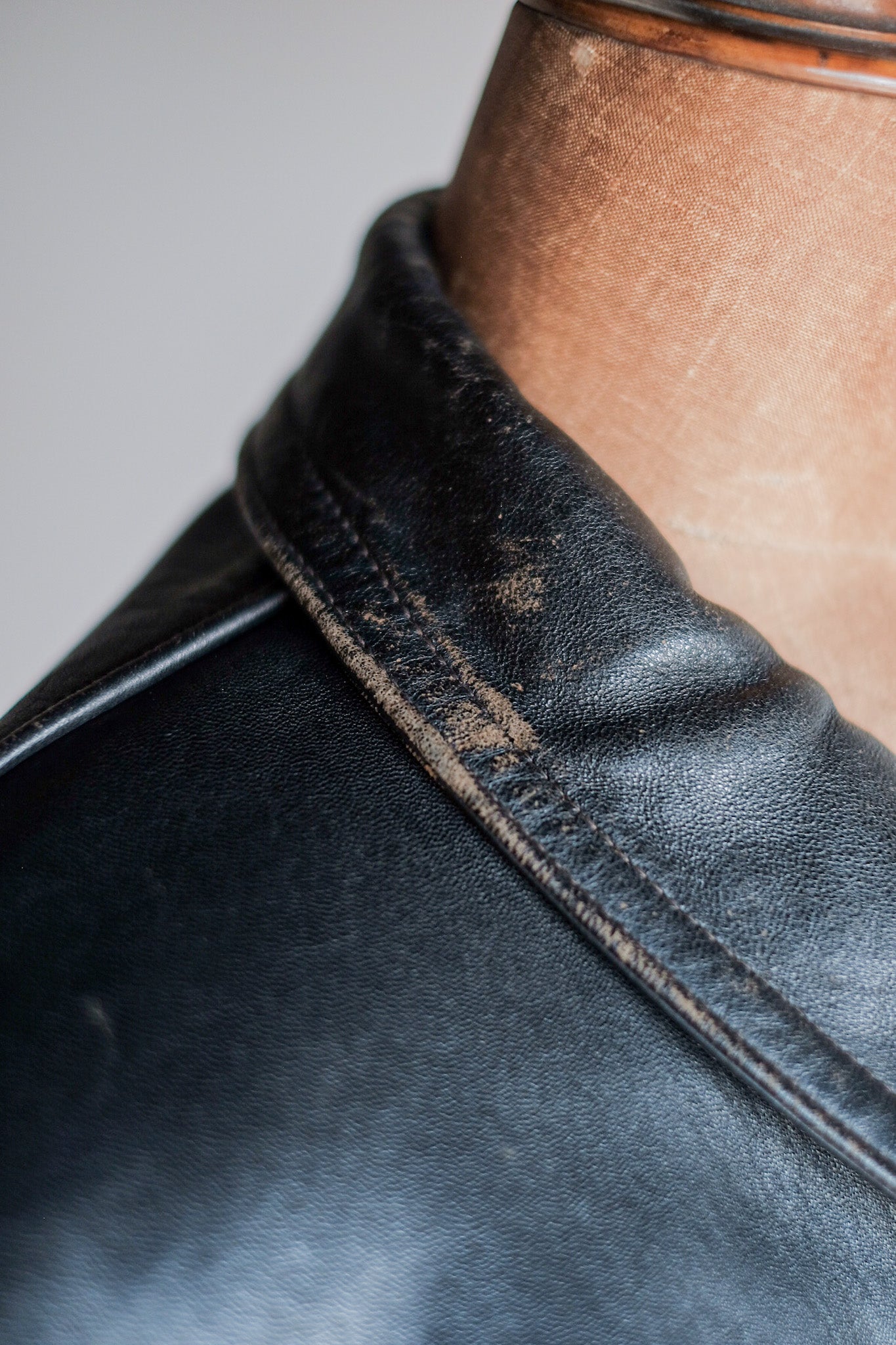 50's] French Vintage Le Corbusier Leather Work Jacket